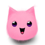 :D pink kitten puff