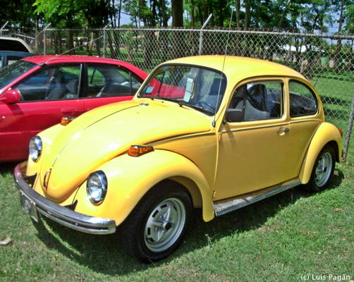 yellow '73 Beetle