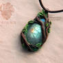 Enchanted forest pendant
