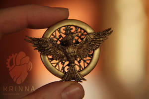 New Mockingjay brooch fom polymer clay