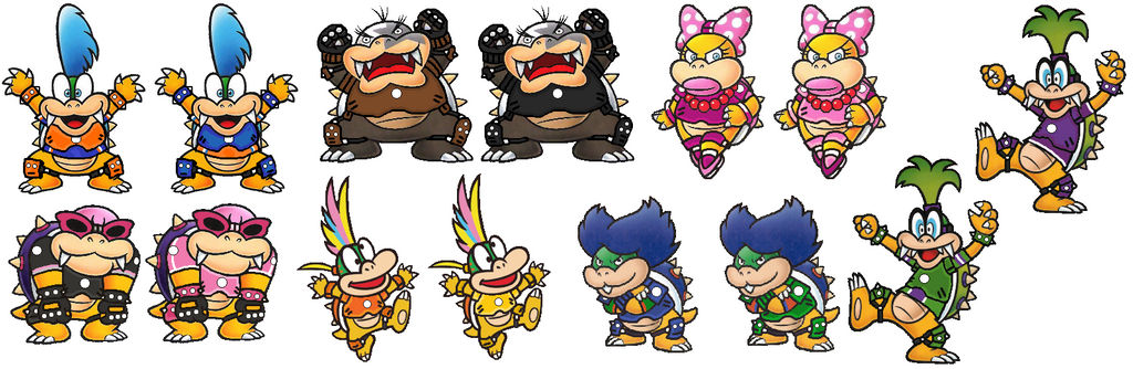 Mario Strikers - Koopalings by jak99 on DeviantArt