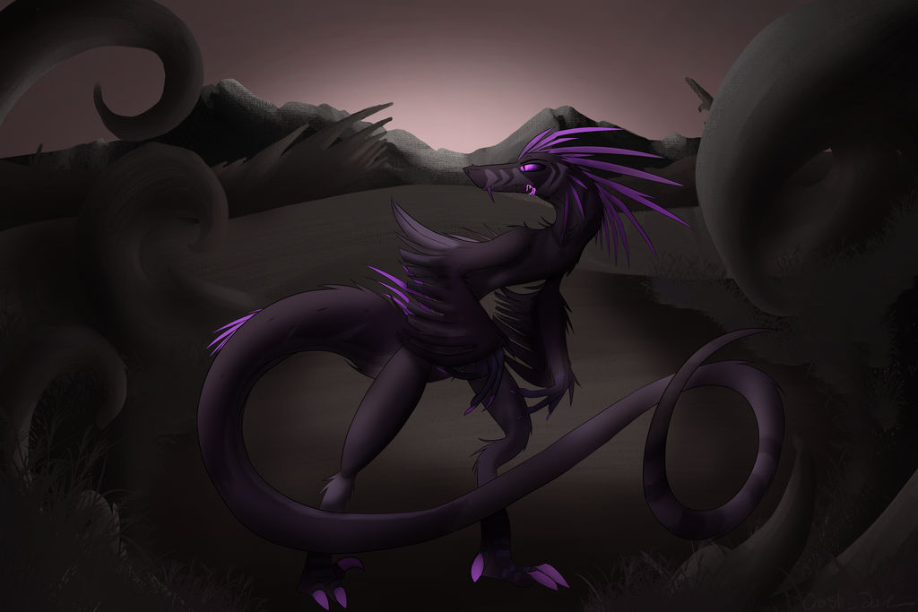 Zombie Raptor Deviantart Raptor commission by CJartoa on DeviantArt