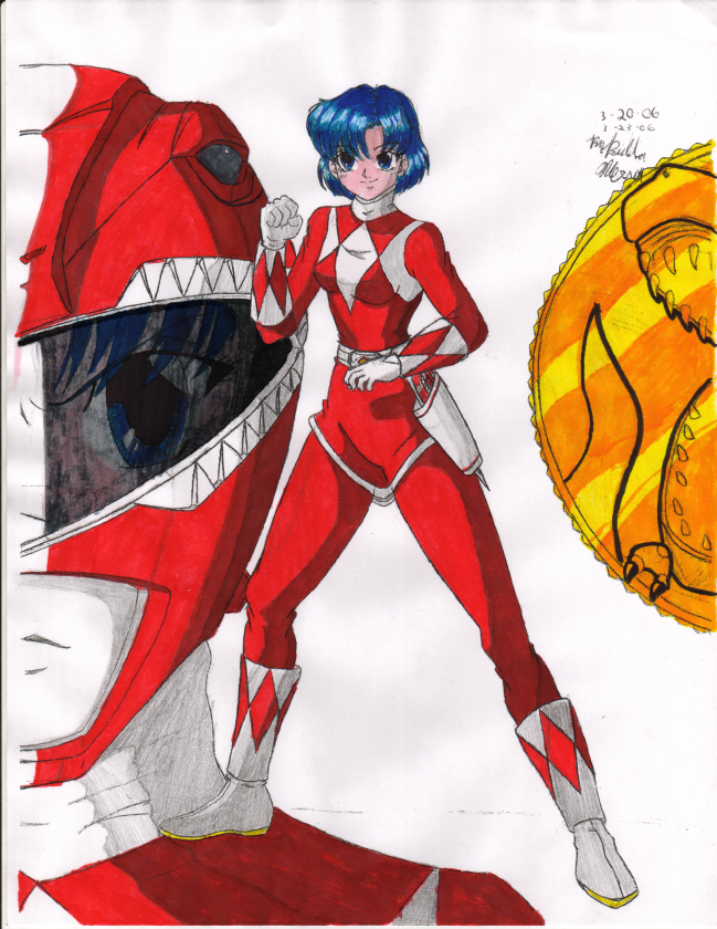 Sailor Mercury Red Ranger