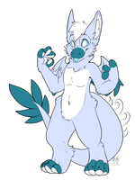 Frostie Dutch Angel Dragon by ZestoWolf