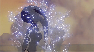 Ariel goes to the Ocean Surface of human form
