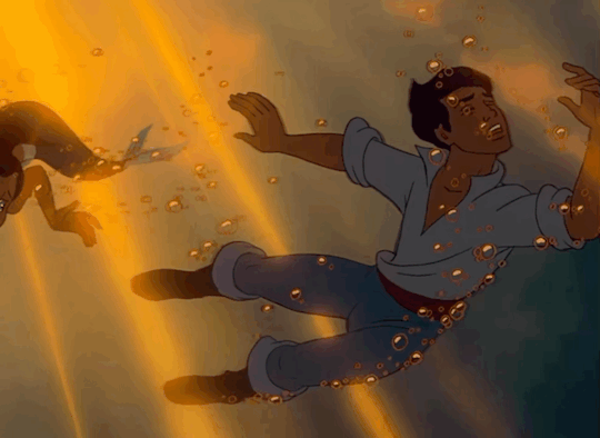 Go Ariel Ariel is rescue Eric from Drowning at the Storm by brianmcsorle on ...
