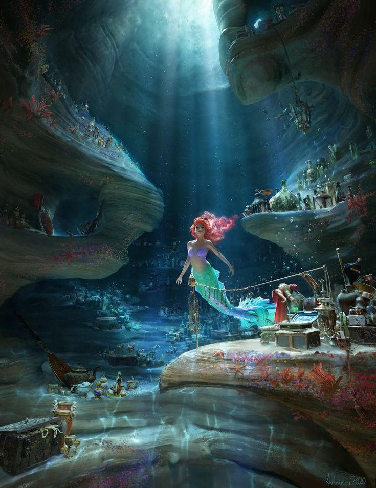 Ariel s Grotto Concept Art The Little Mermaid By Brianmcsorle On ariel-s-grotto-concept-art-the-little-mermaid-by-brianmcsorle-on