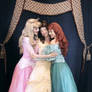 Aurora, Belle, and Ariel