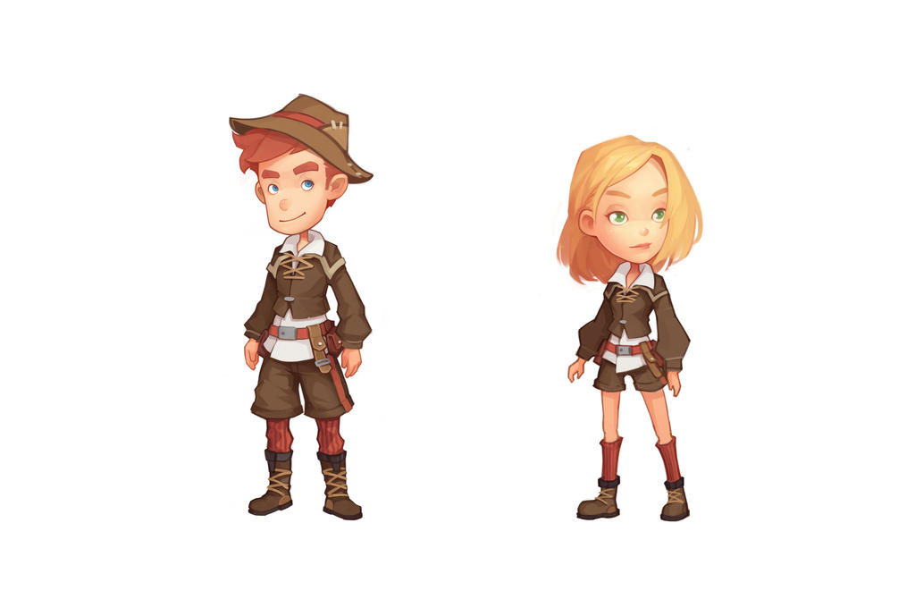 Clothes in My Time At Portia 2 by PatheaGames