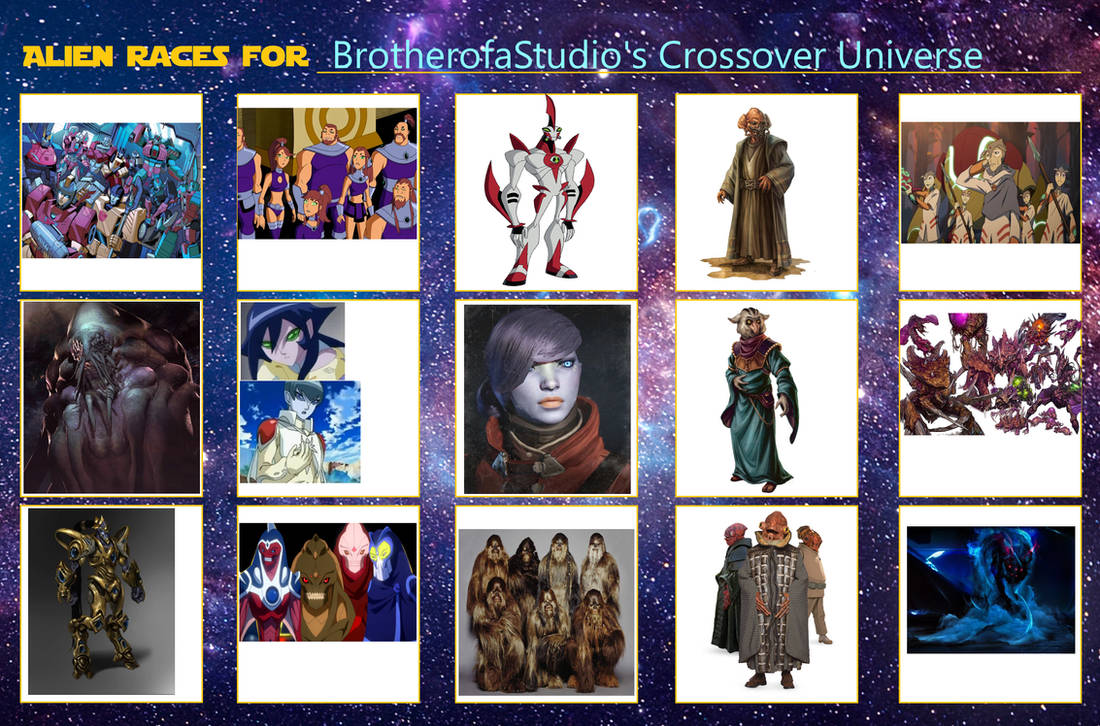 Multiple Alien Races Alien Races For Universe Meme By Alphaomega Duelis by BrotherofaStudio ...