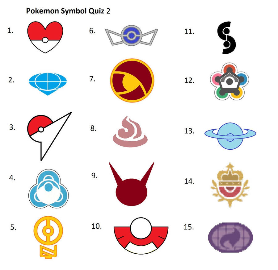 Pokemon Symbols II by sLacka18 on DeviantArt