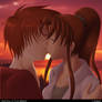 Largo and Erika Sunset Kiss