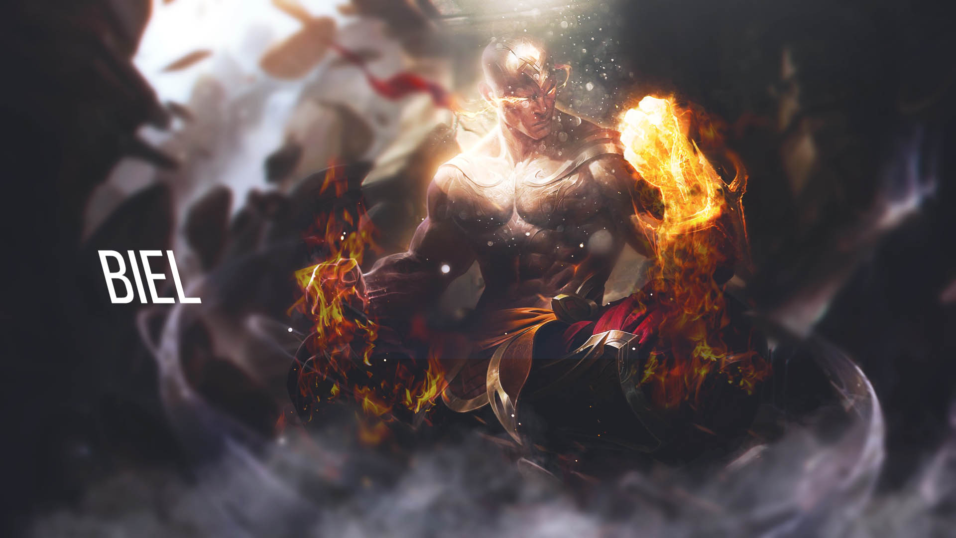 Wallpaper Lee Sin God Fist by FreakiN-HAL on DeviantArt