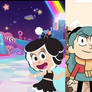 A moonflower/adventurer duo friendship