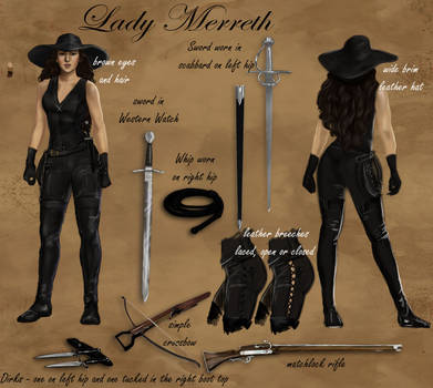 Lady Merreh Character Reference by LadyMerrethsAuthor