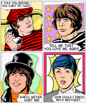 Pop art Beatles