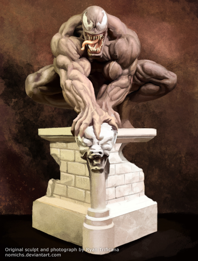 Venom Statue Photostudy