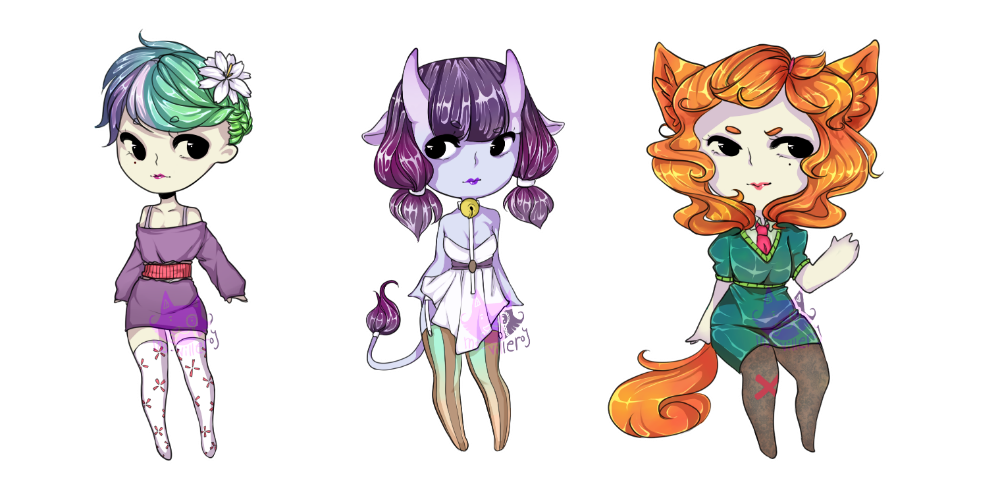 Kemonomimi Adopt Batch! [OPEN] 2/3 - 100p giveaway