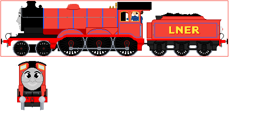 the 1st red engine mike for free to use by DiamondAalpha1 on DeviantArt