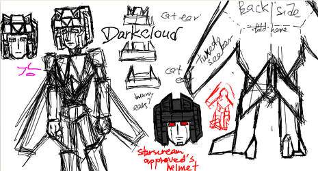 Darkcloud OC Design Sketch