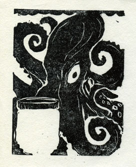 Octopus ex-libris