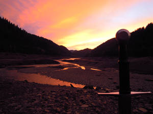 Blue River Sunset