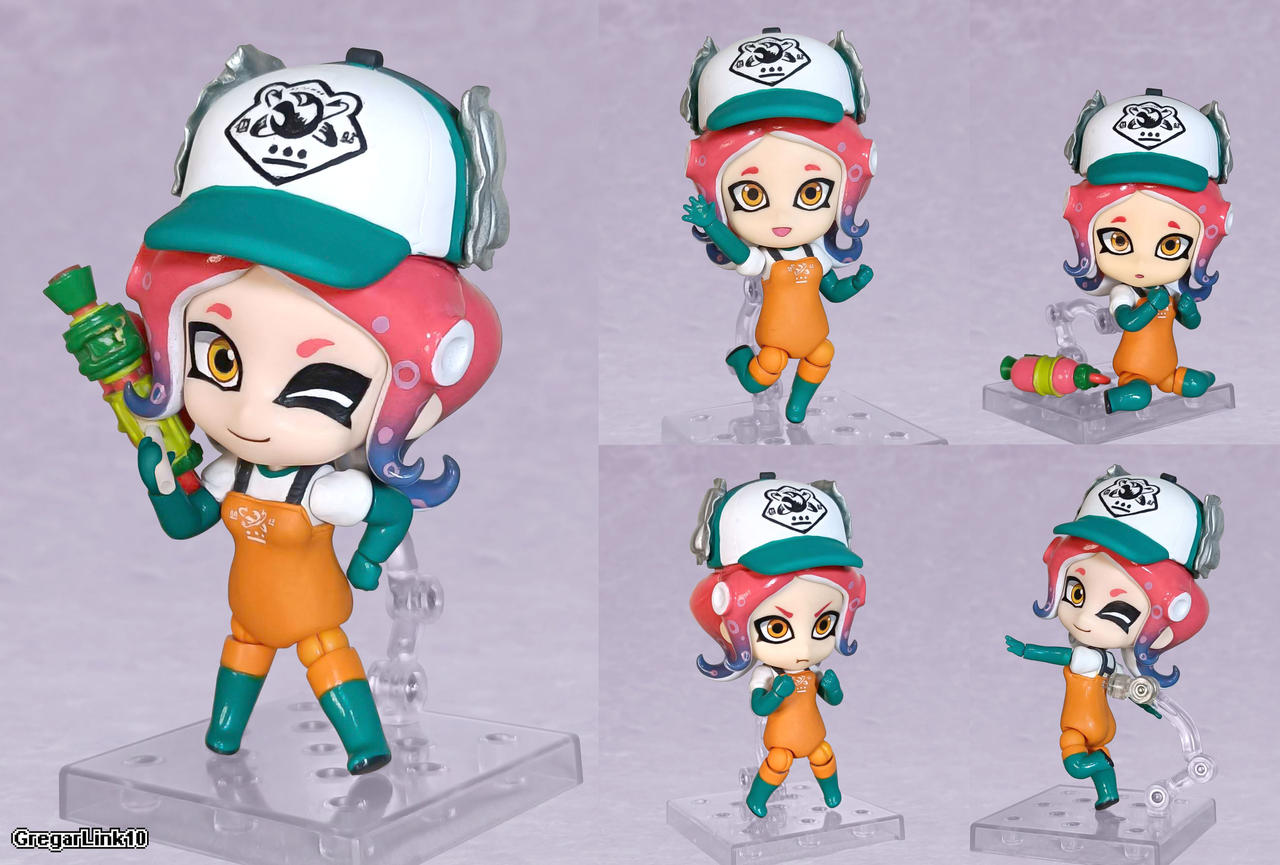 Nendoroid Octoling (Salmon Run set) by Gregarlink10 on DeviantArt