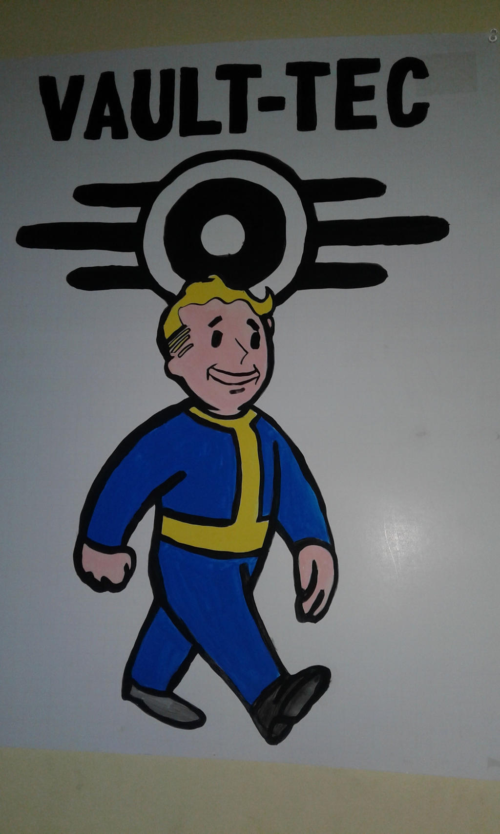 Vault Tec vault boy by Ocarinatympiece on DeviantArt
