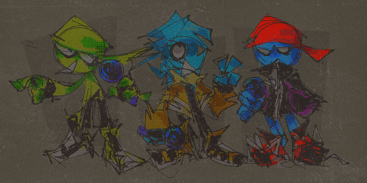 Uno dos tres by Bucketline on DeviantArt