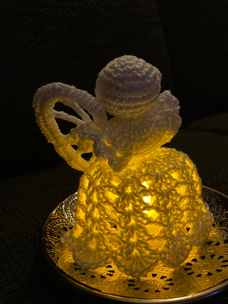 Crocheted Angel With Light By Hedeme On DeviantArt crocheted-angel-with-light-by-hedeme-on-deviantart