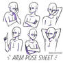 Patreon Arm Pose Sheet