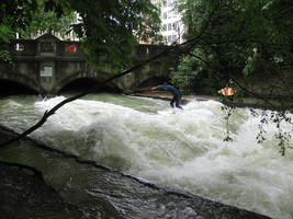 riding the canal waves