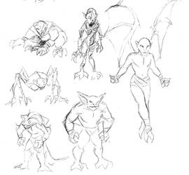 Soul Reaver vampire clans sketch