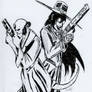 Alucard and Hellboy