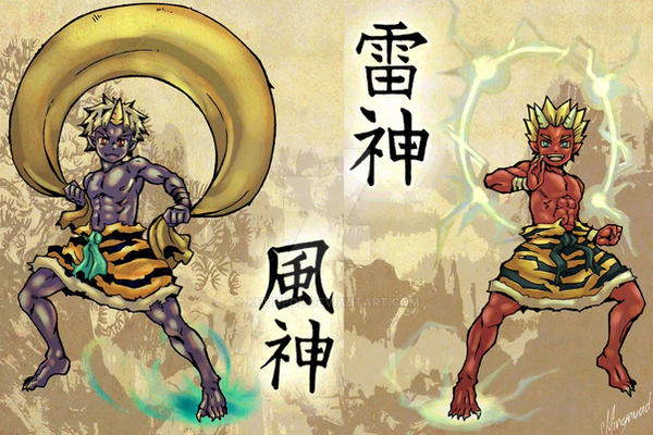 Raijin Fujin by khunpol on DeviantArt