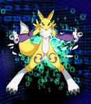 Commission: Renamon from Digimon Tamers by Raykugen