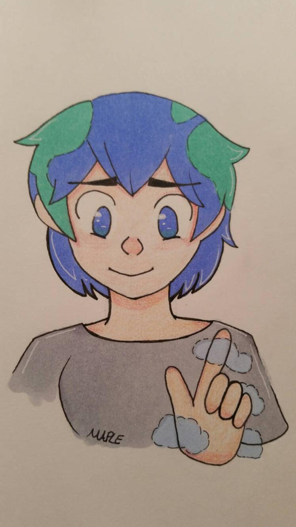 Reuse, Reduce, and Recycle: Earth-chan by AskMaple on DeviantArt