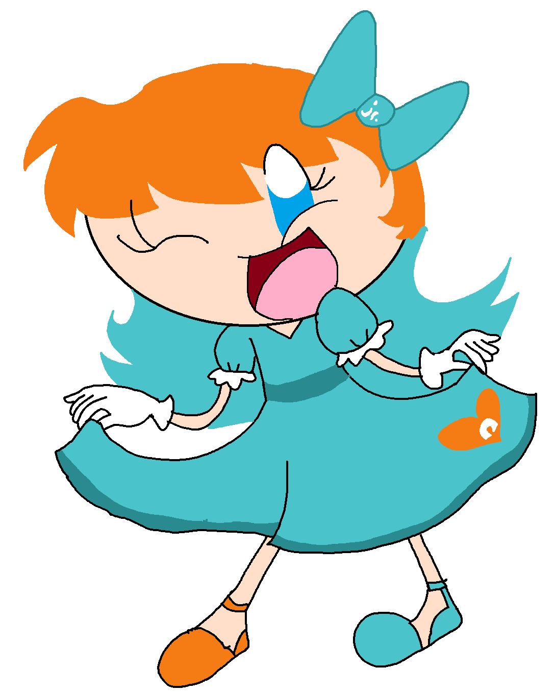 A Pretty Girl In A Pretty Dress By Lapisfan2055 On DeviantArt a-pretty-girl-in-the-water-thats-a-water-nymph-with