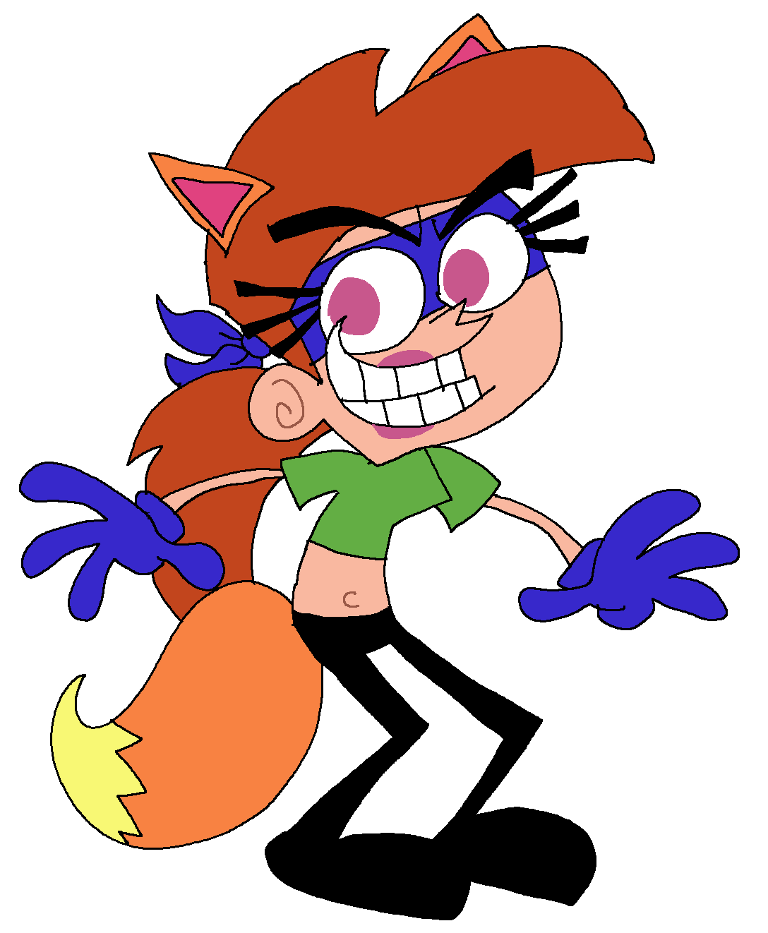 Vicky Mouse Color Toon June 2023 - Vicky the villainous Fox by Lapisfan2055 on DeviantArt