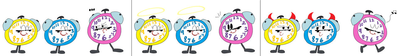 Innocent Clocks...? by Lapisfan2055 on DeviantArt