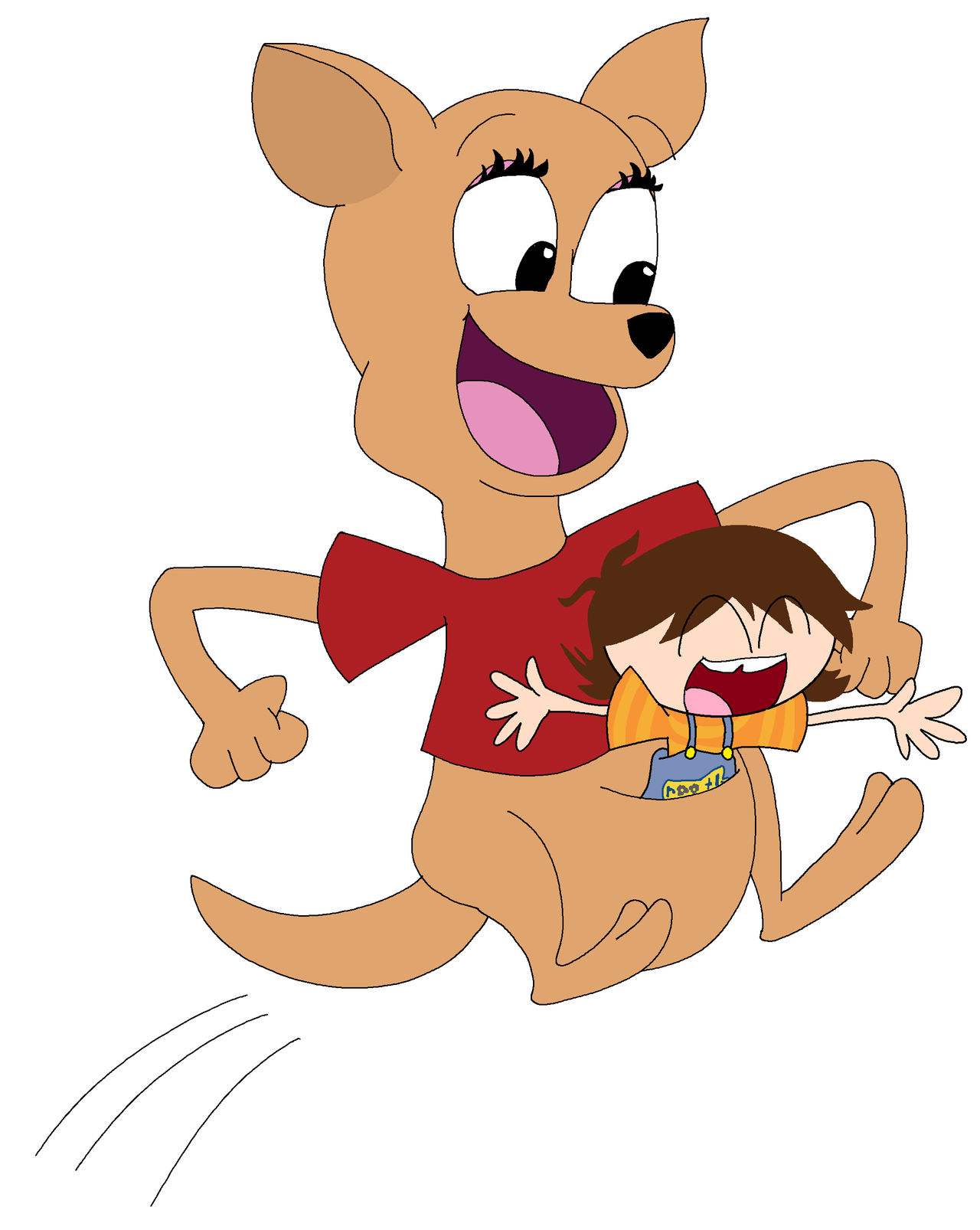 Hitting A Roo Riding on Read-a-roo by Lapisfan2055 on DeviantArt
