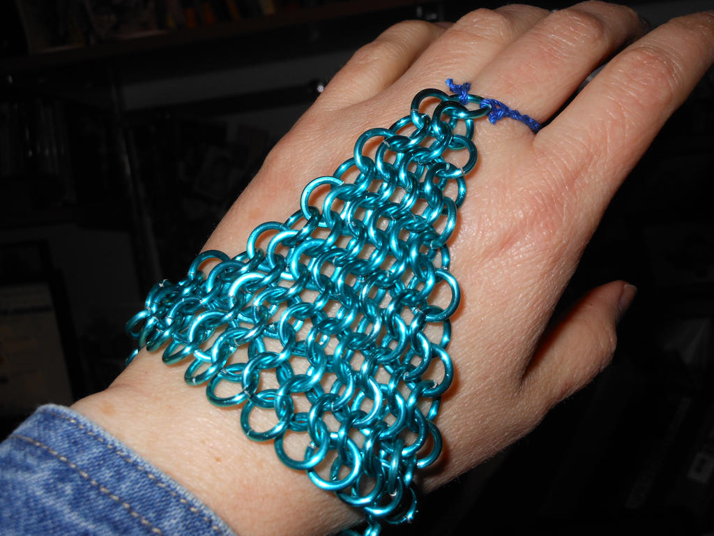 Chain Maille Hand Flower