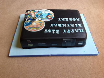 My Wii U cake (back)