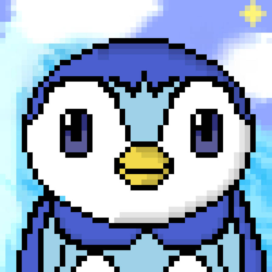 Piplup Pixel Art by WhiteBomberGO on DeviantArt