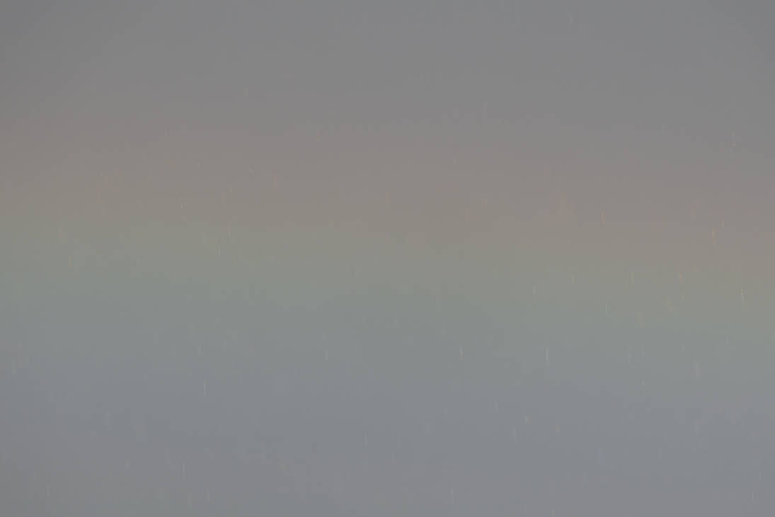 Rainbow with rainbow-colored rain by Dowlphin