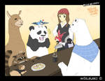 Polar bear's cafe - Regular show by Avielsusej