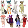 misc anthro adopts 8/8 OPEN (LOWERED PRICE)