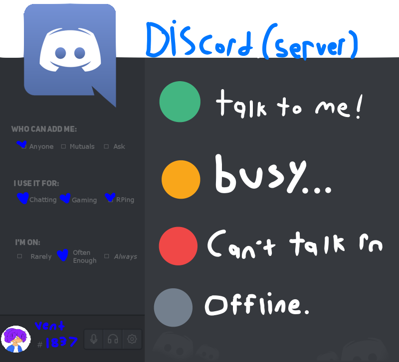 Discord server (art, memes, chats) by AzorART on DeviantArt