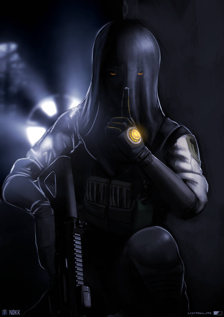 Nokk (Rainbow Six Siege) by GreenFireArtist on DeviantArt