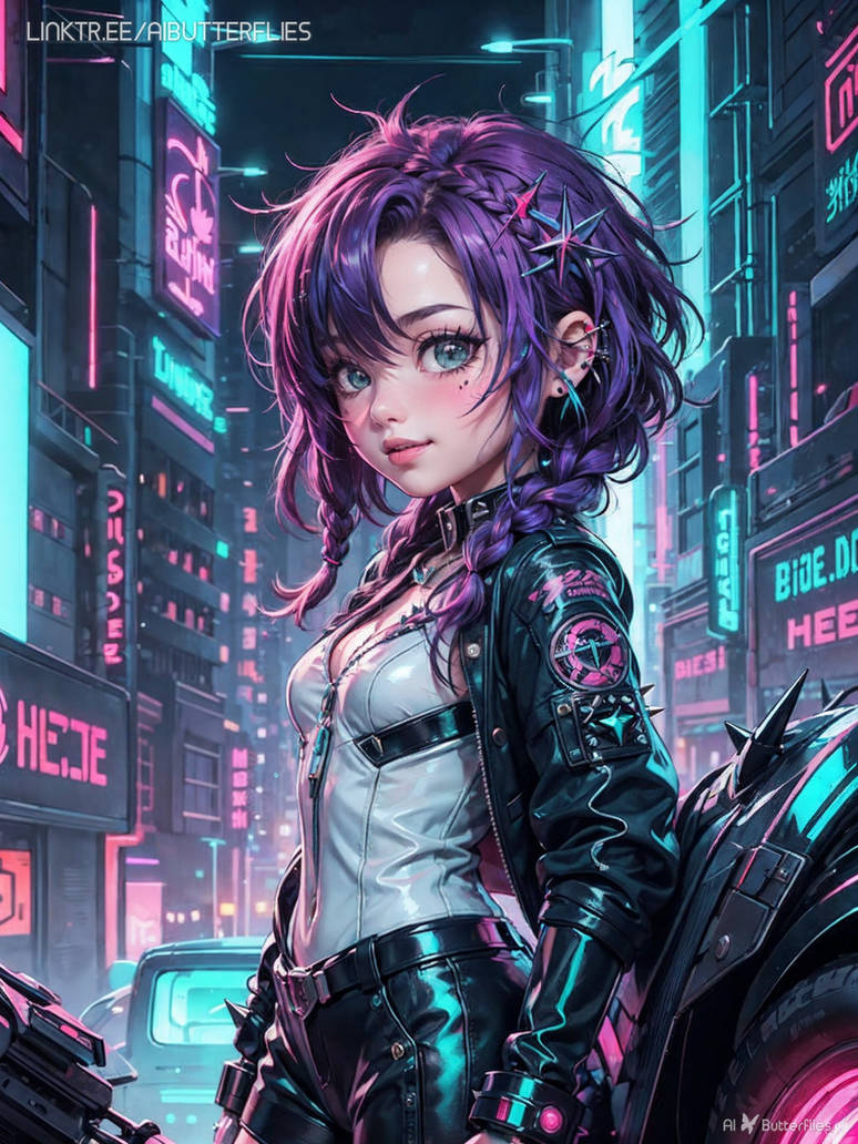 Punk Tech Deviantart Punk in Cyberpunk by AI-Butterflies on DeviantArt